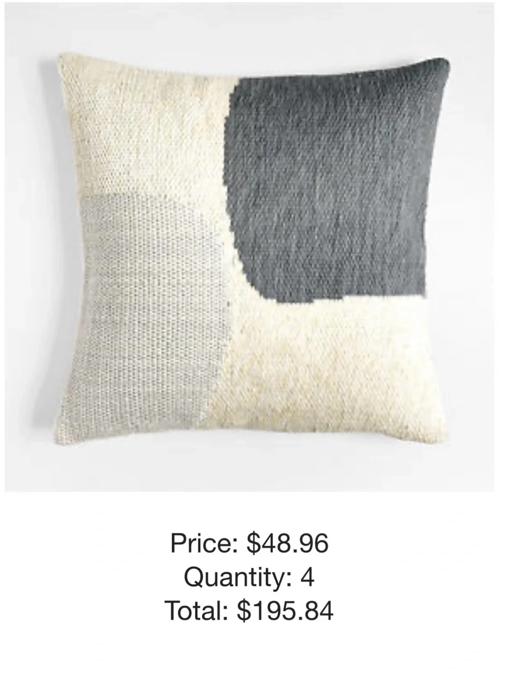 Crate&Barrel good sold